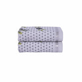 Rose N Heart 450 GSM Cotton Hand Towels Set Of 2 - Rangoli